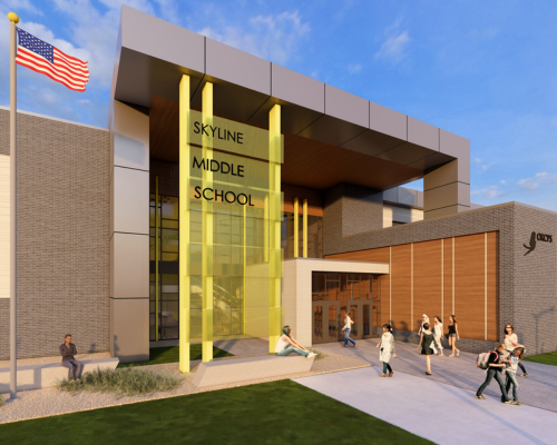  Artist rendering of Skyline Middle School